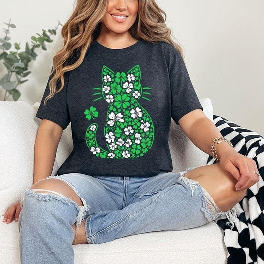 St Patrick's Day Cat Tee