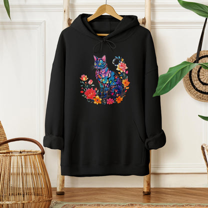 Floral Cat Hoodie 2026