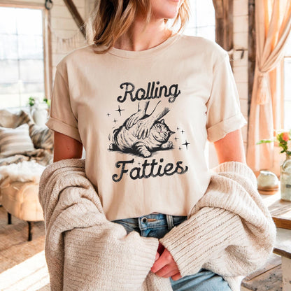 Rolling Fatties Slogan Tee