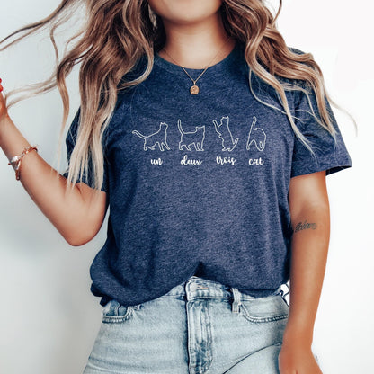 Un Deux Trois Cat Tee V17