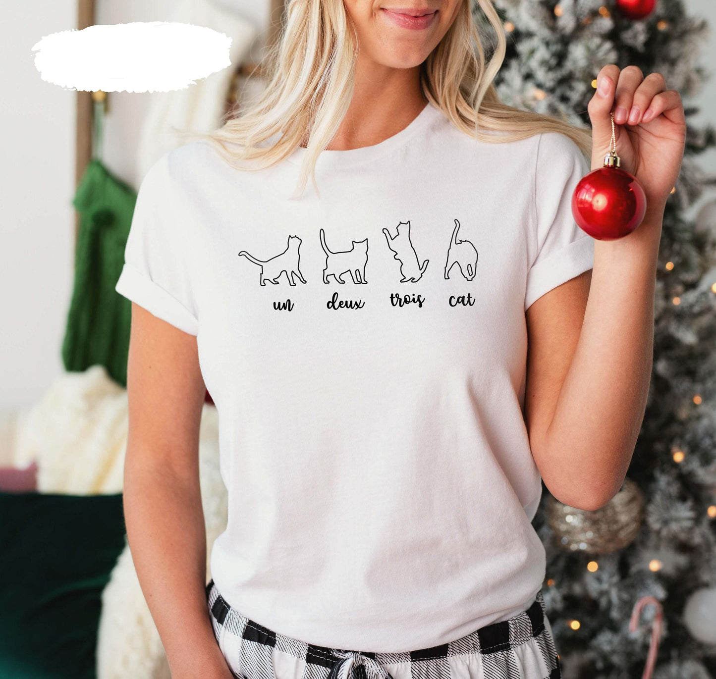 Un Deux Trois Cat Tee V12