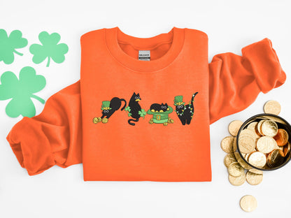 St Patrick's Day Cat Sweater