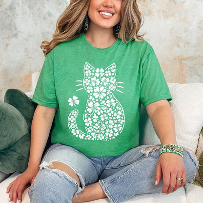 St Patrick's Day Cat Tee