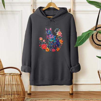 Floral Cat Hoodie 2026