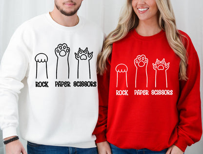 Rock Paper Scissors Sweatshirt