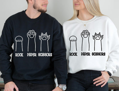 Rock Paper Scissors Sweatshirt