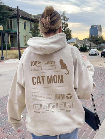 Cat Mom Hoodie V16