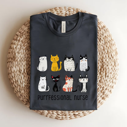 Purrfessional Nurse Tee
