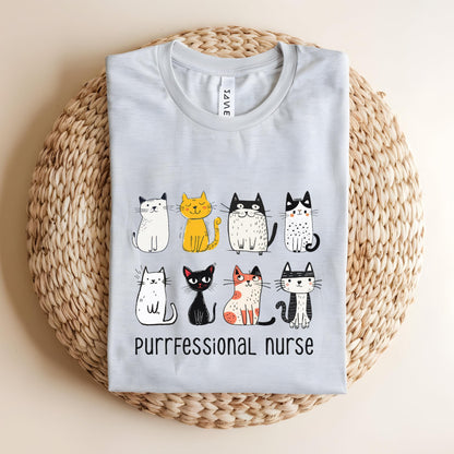 Purrfessional Nurse Tee