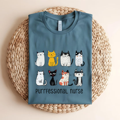 Purrfessional Nurse Tee