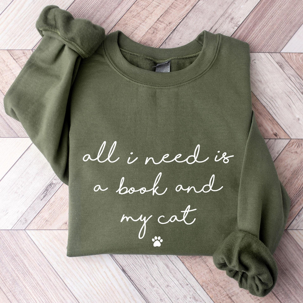 Book & My Cat Sweater