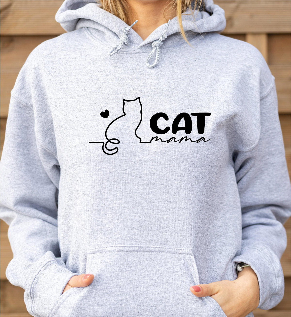 Cat Mama Love Hoodie