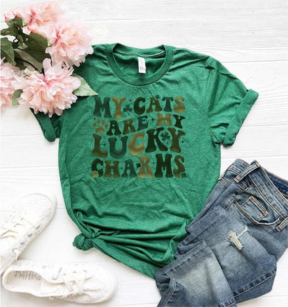 My Cats Are My Lucky Charms Tee