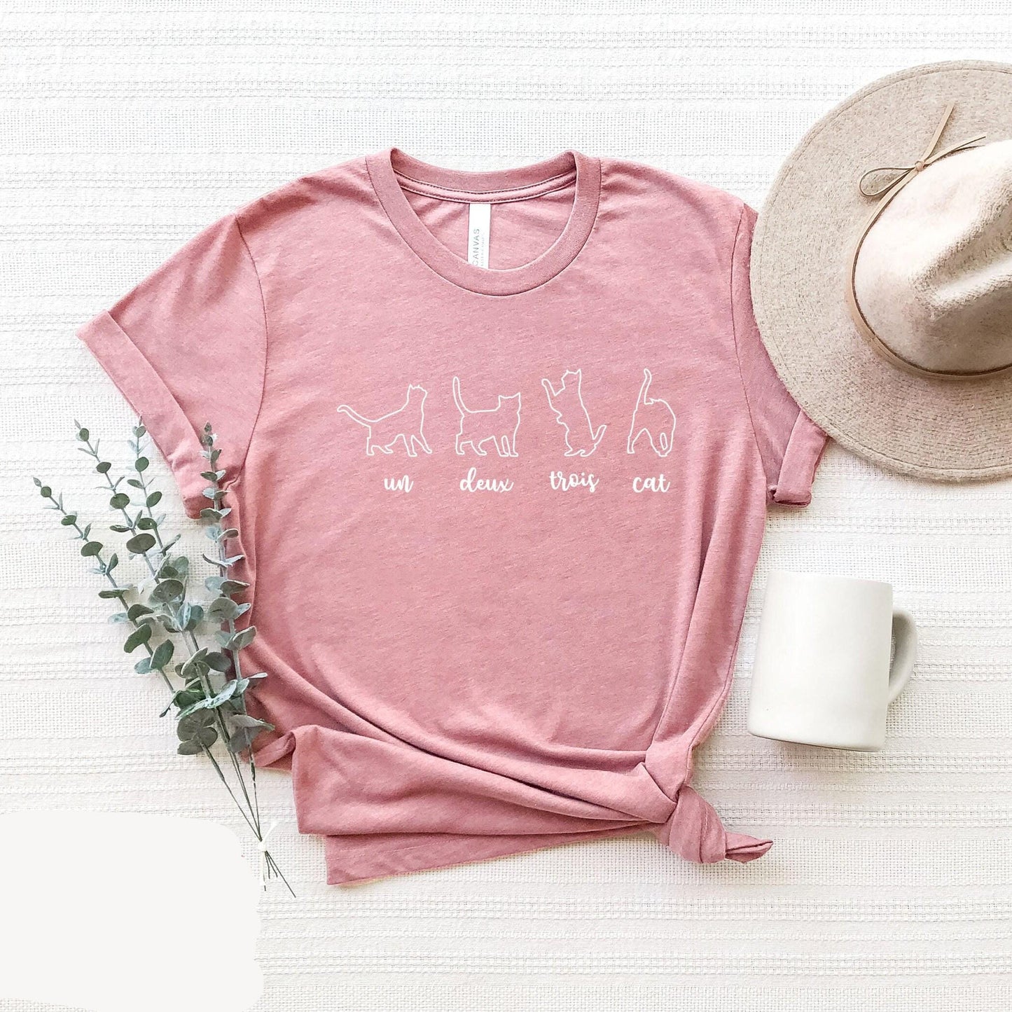 Un Deux Trois Cat Tee V17