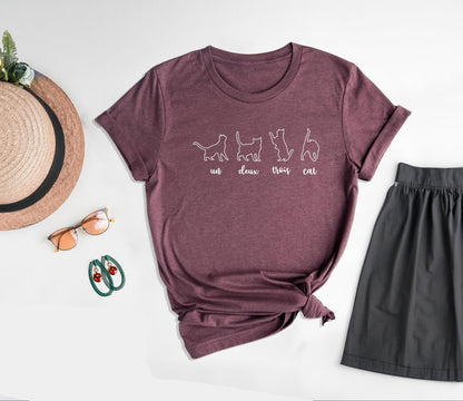 Un Deux Trois Cat Tee V17