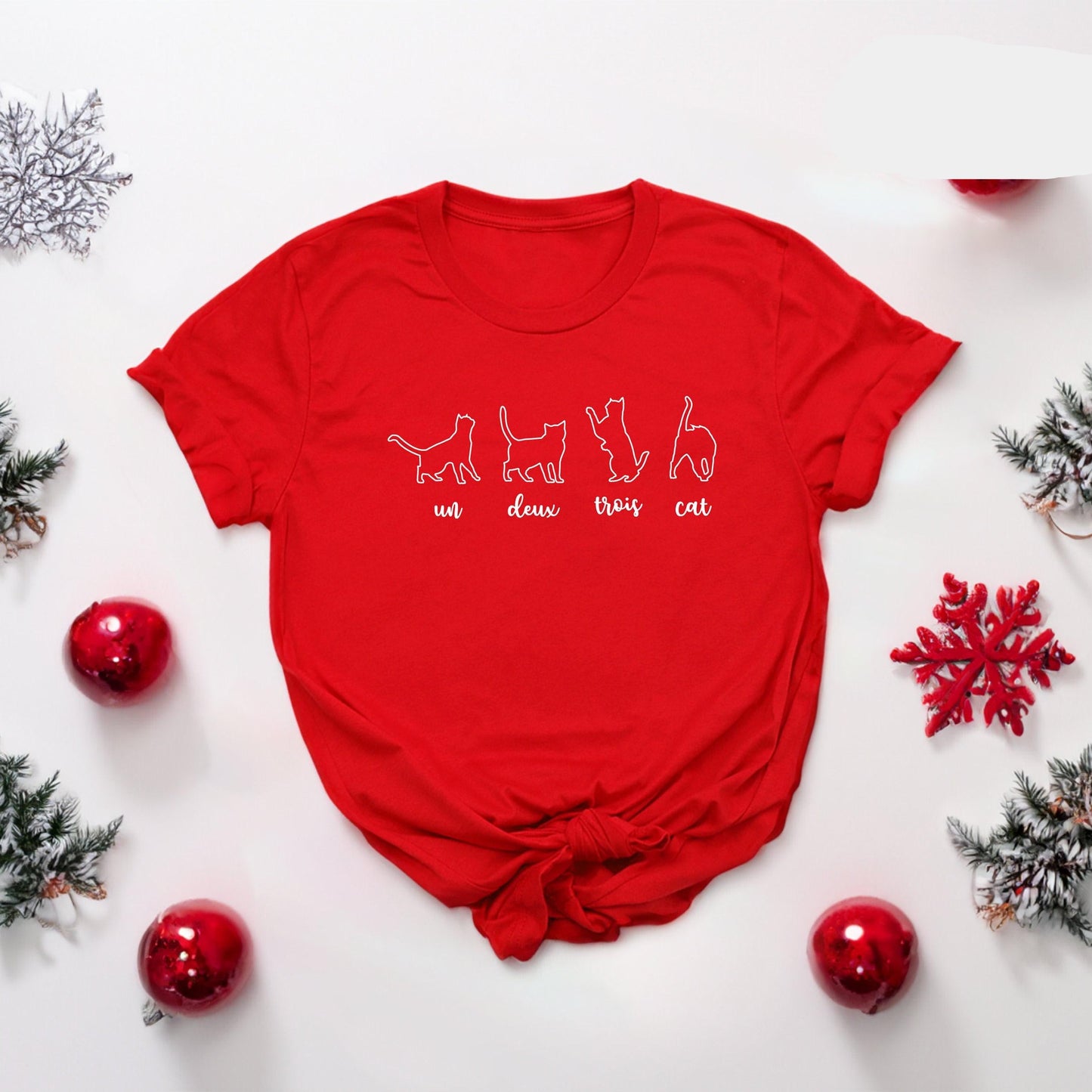 Un Deux Trois Cat Tee V17
