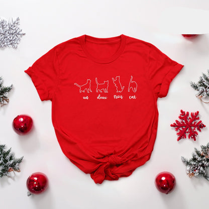 Un Deux Trois Cat Tee V17