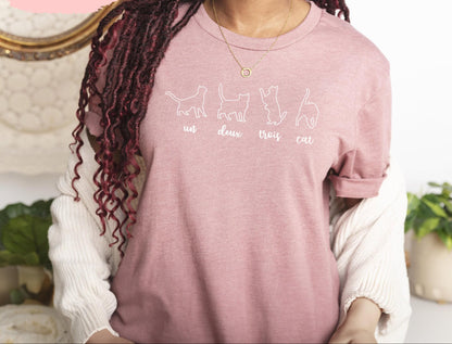 Un Deux Trois Cat Tee V12