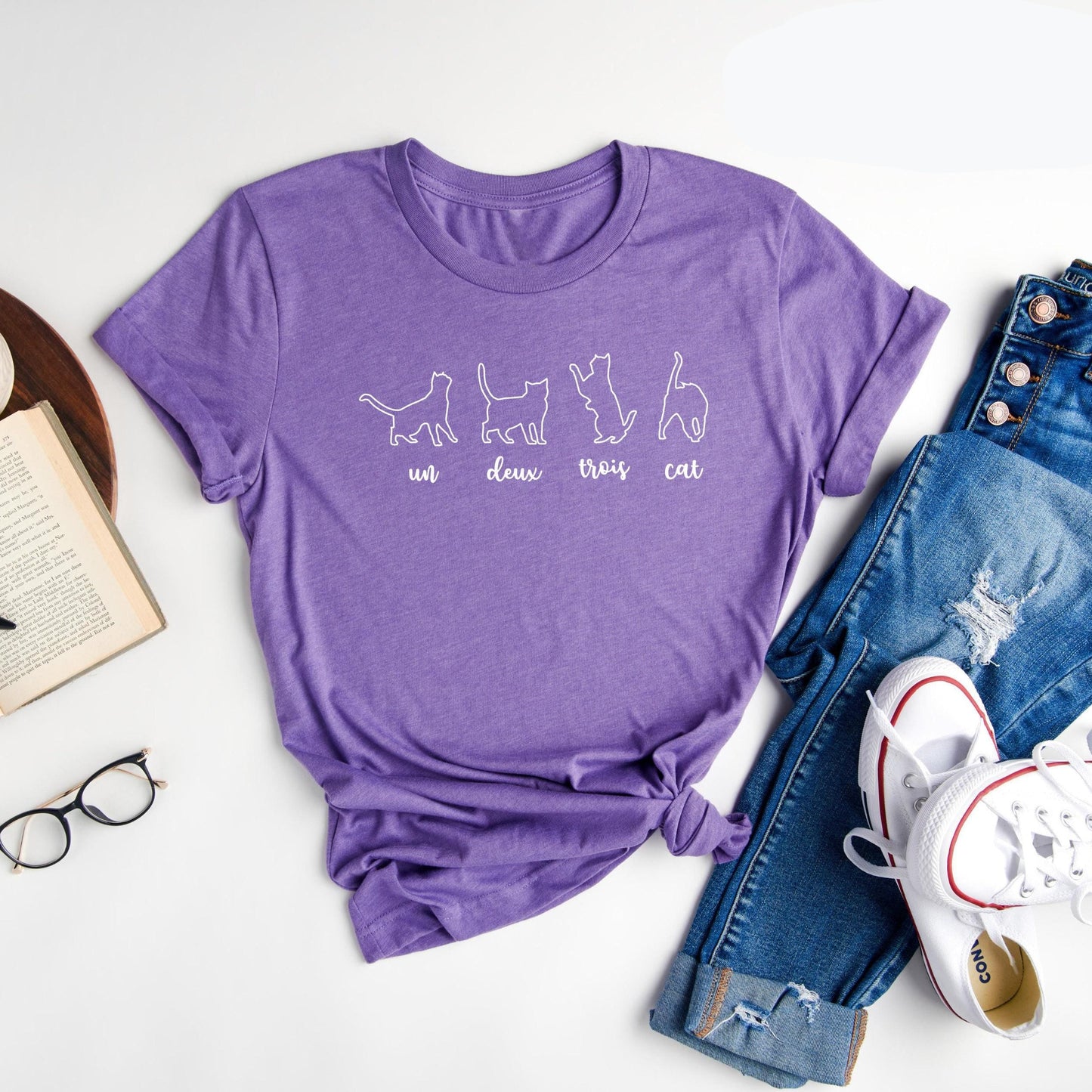 Un Deux Trois Cat Tee V12