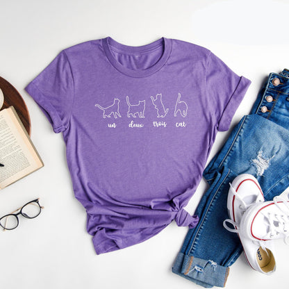 Un Deux Trois Cat Tee V12
