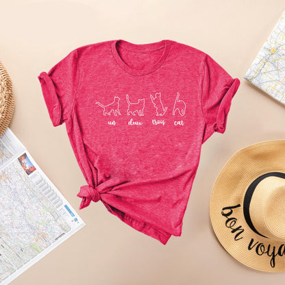 Un Deux Trois Cat Tee V12