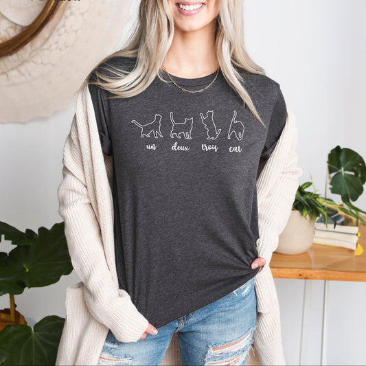 Un Deux Trois Cat Tee V12