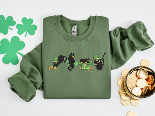 St Patrick's Day Cat Sweater