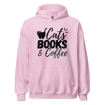 Cats & Books Hoodie V4