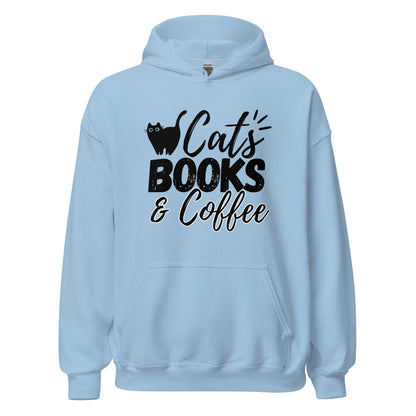 Cats & Books Hoodie V4
