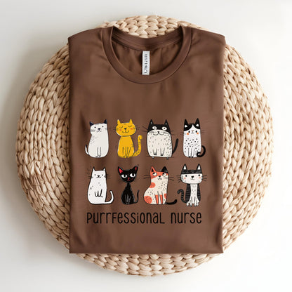 Purrfessional Nurse Tee