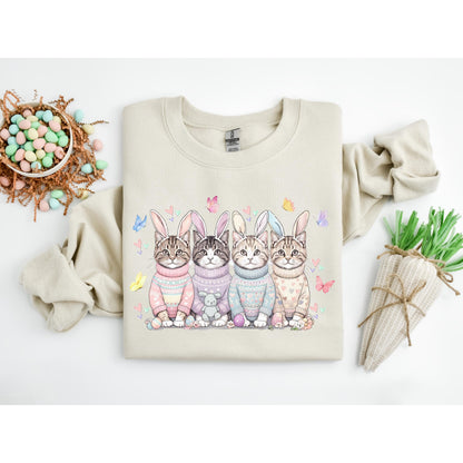 Easter Cats Sweatshirt