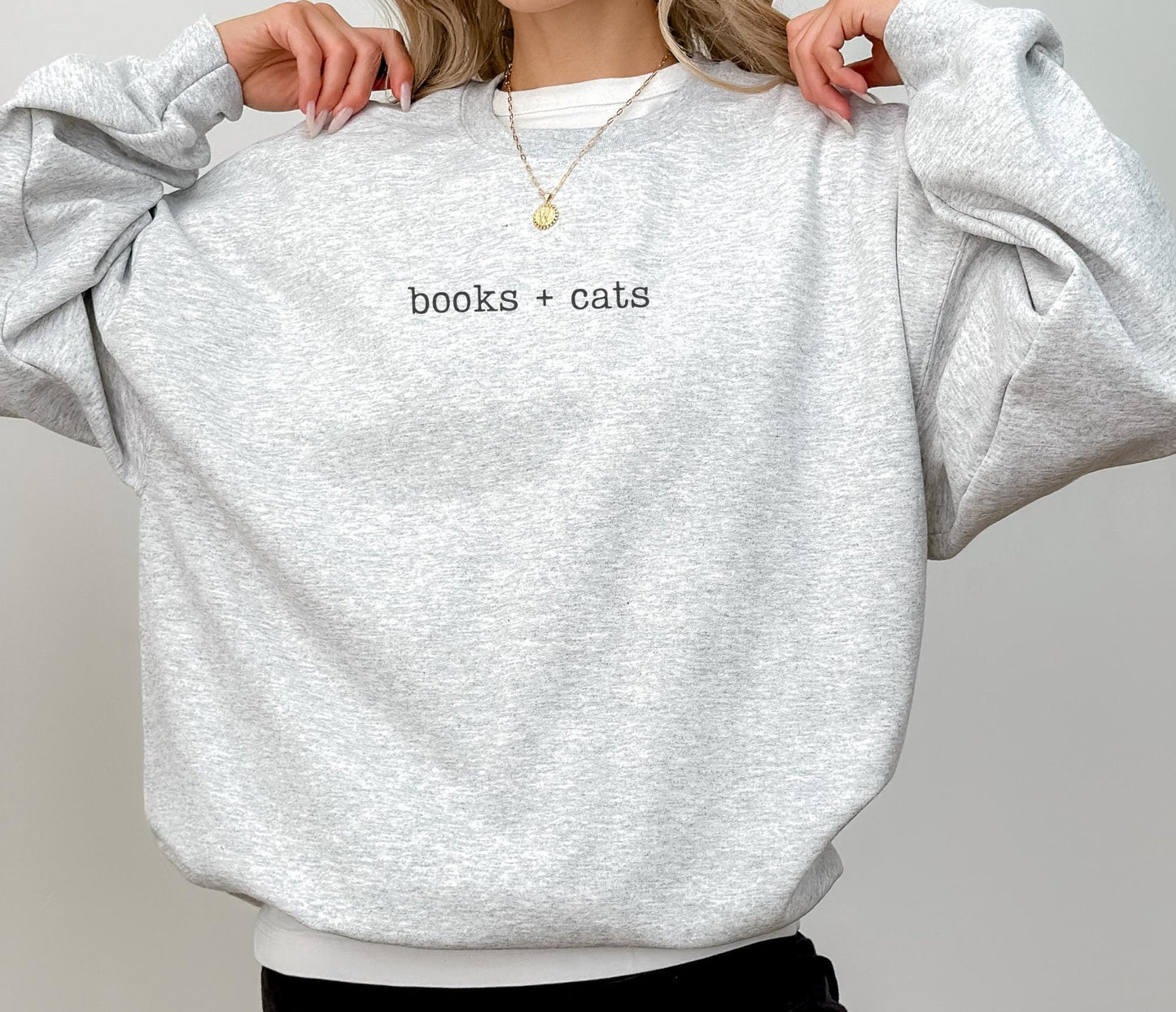 Books + Cats Sweater V6