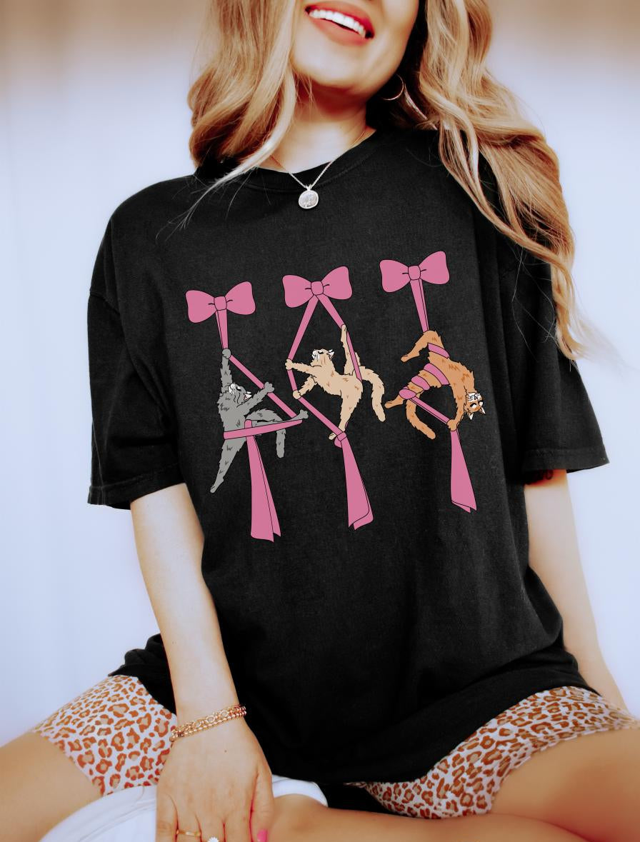 Aerial Silks Cat Shirt