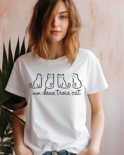 Um Deux Trois Cat T-Shirt