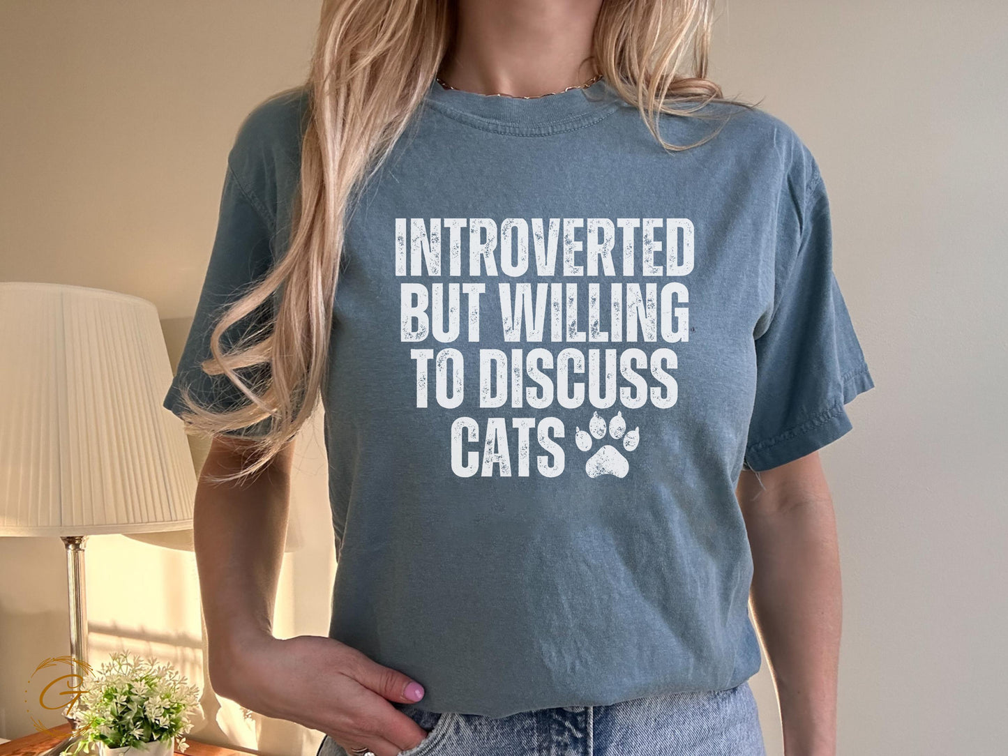 Introverted Cat Lover T-Shirt