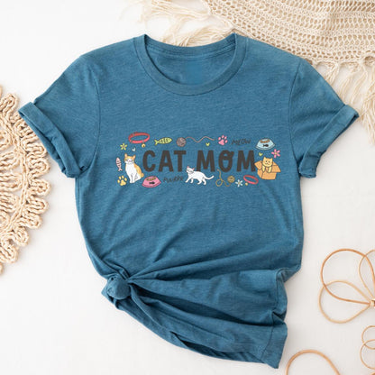 Cat Mom Tee V6