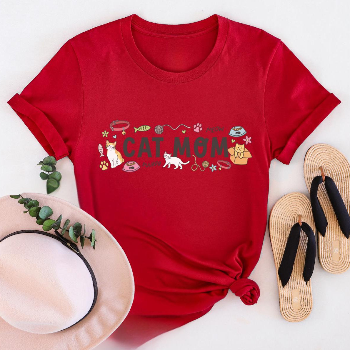 Cat Mom Tee V6