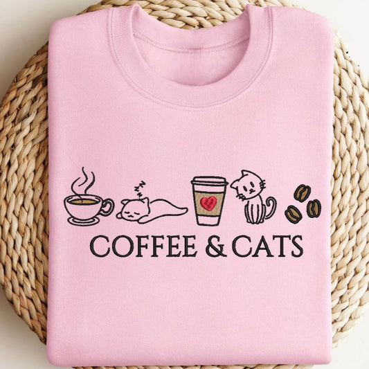 Coffee & Cats Tee New