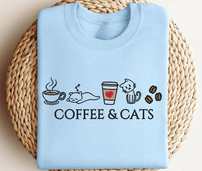 Coffee & Cats Tee New