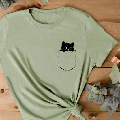 The Peeking Cat Tee