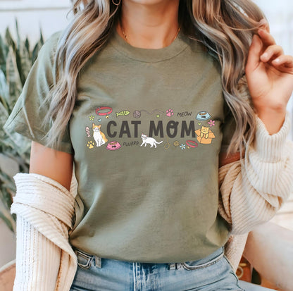 Cat Mom Tee V6