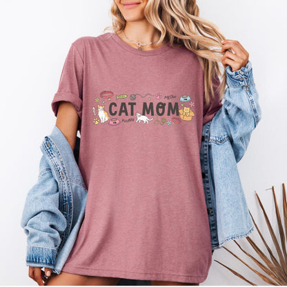 Cat Mom Tee V6