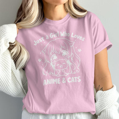 Anime Cat Tee