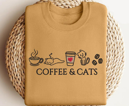 Coffee & Cats Tee New