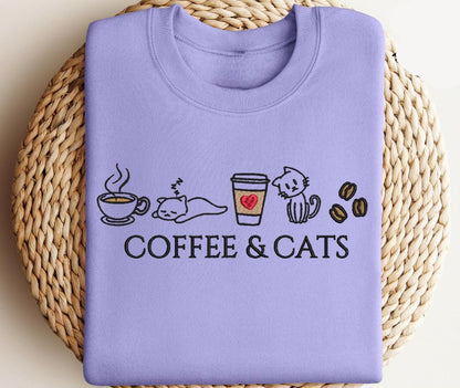 Coffee & Cats Tee New