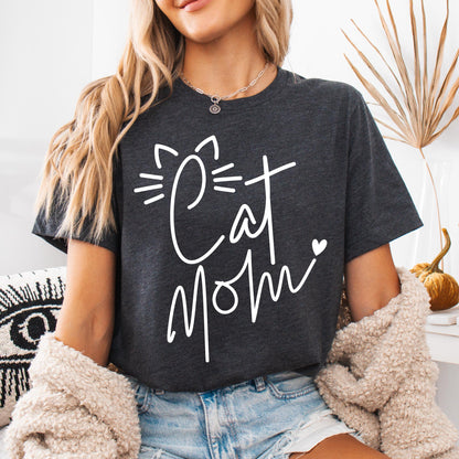 My Cat Mom Tee New