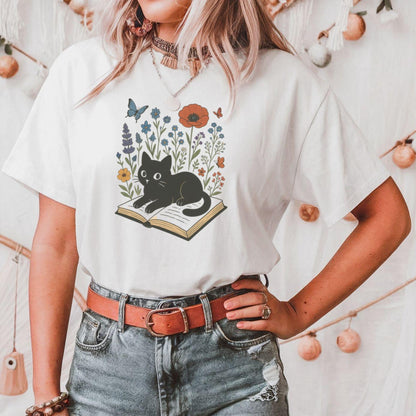 Floral Cat Shirt