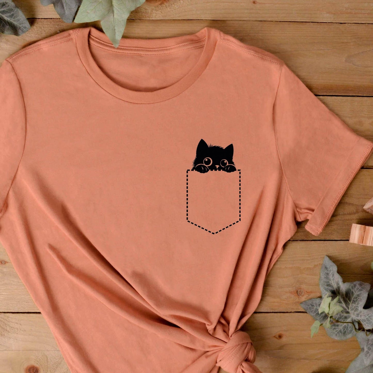 The Peeking Cat Tee