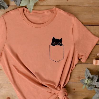 The Peeking Cat Tee