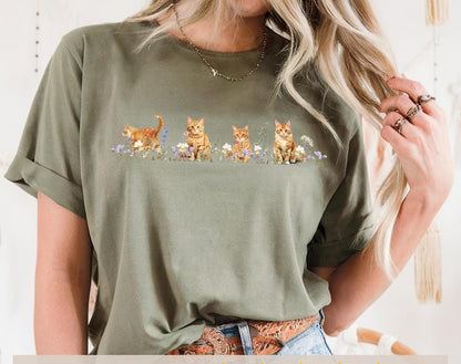 Wildflower Cat Tee